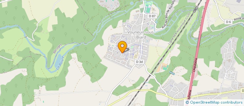 localisation de l'entreprise MADAME NATHALIE CROCHET  VIVONNE