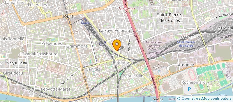 localisation de l'entreprise MADAME NATHALIE CROSNIER  TOURS