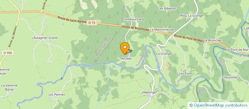 localisation de l'entreprise MADAME NATHALIE CROUZET à LE CHAMBON-SUR-LIGNON