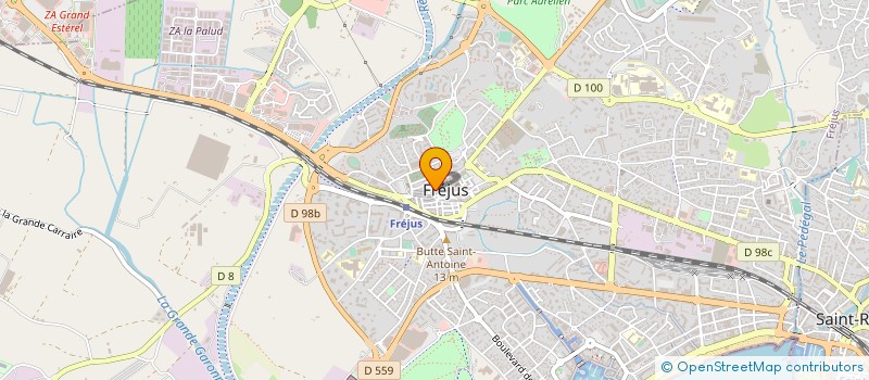 localisation de l'entreprise MADAME NATHALIE CROZE à FREJUS