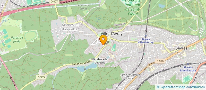 localisation de l'entreprise MADAME NATHALIE CULOT à VILLE-D'AVRAY