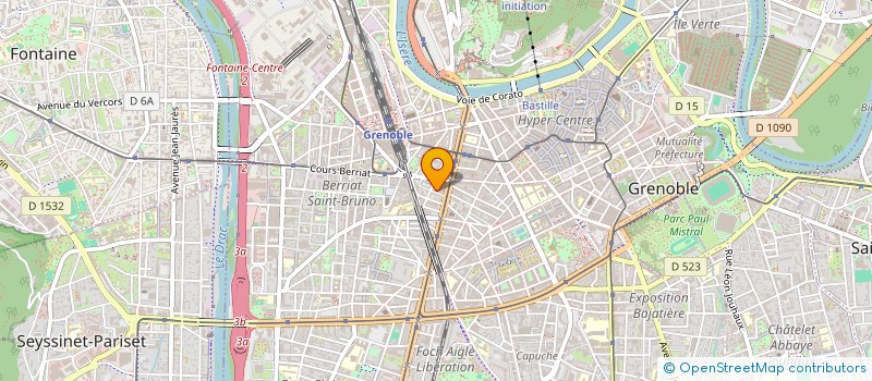 localisation de l'entreprise MADAME NATHALIE CUSIN à GRENOBLE