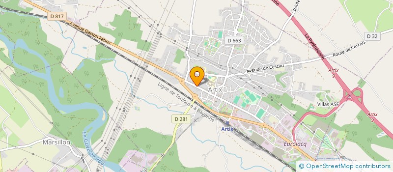 localisation de l'entreprise MADAME NATHALIE CUYEU à ARTIX