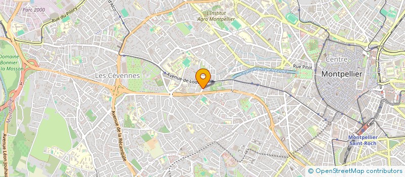 localisation de l'entreprise MADAME NATHALIE D'ANGELO à MONTPELLIER