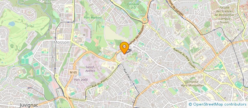 localisation de l'entreprise MADAME NATHALIE D'HEUR à MONTPELLIER