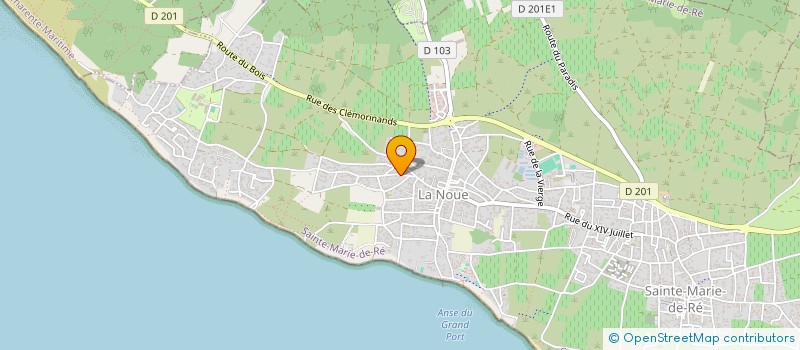 localisation de l'entreprise MADAME NATHALIE DA CRUZ  LA COUARDE-SUR-MER