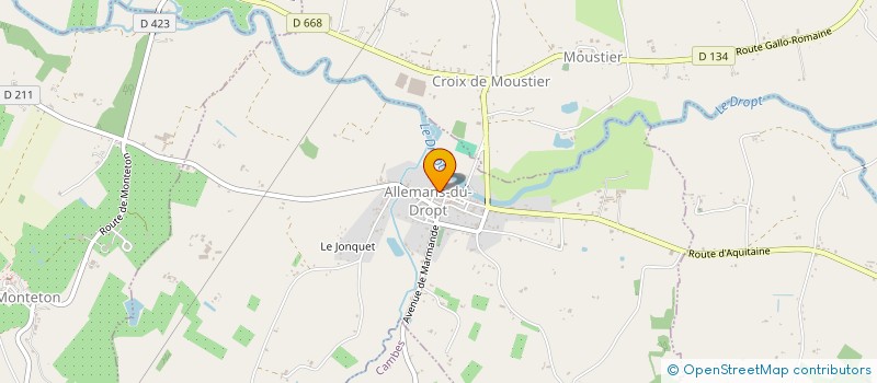 localisation de l'entreprise MADAME NATHALIE DA DALT  PUYSSERAMPION