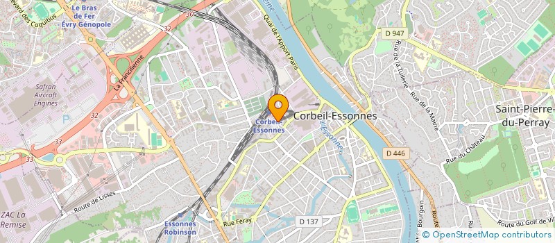 localisation de l'entreprise MADAME NATHALIE DA SILVA à CORBEIL-ESSONNES