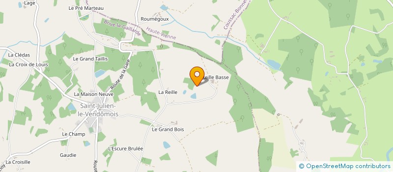 localisation de l'entreprise MADAME NATHALIE DA SILVA  LUBERSAC