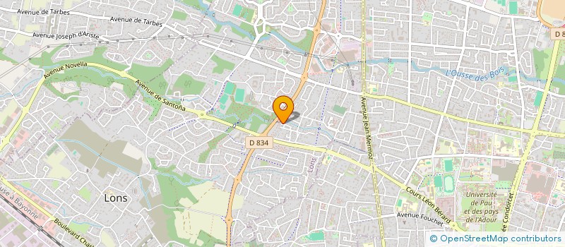 localisation de l'entreprise MADAME NATHALIE DABAN  LONS