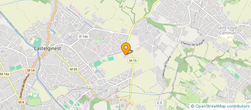 localisation de l'entreprise MADAME NATHALIE DABREMONT  CASTELGINEST