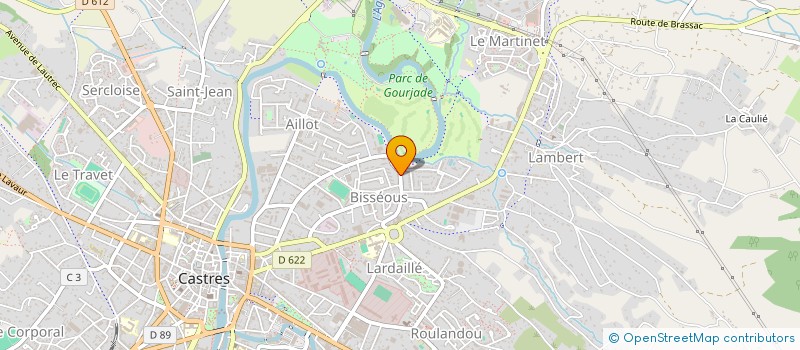 localisation de l'entreprise MADAME NATHALIE DAGRON à CASTRES