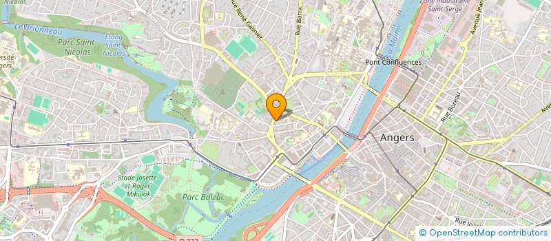 localisation de l'entreprise MADAME NATHALIE DAILLOUX à ANGERS
