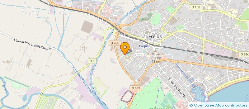 localisation de l'entreprise MADAME NATHALIE DAL-COL à FREJUS