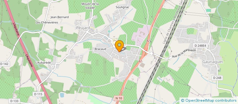localisation de l'entreprise MADAME NATHALIE DALEME à PEUJARD