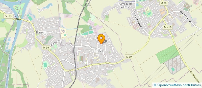 localisation de l'entreprise MADAME NATHALIE DALMASSO  PROVIN