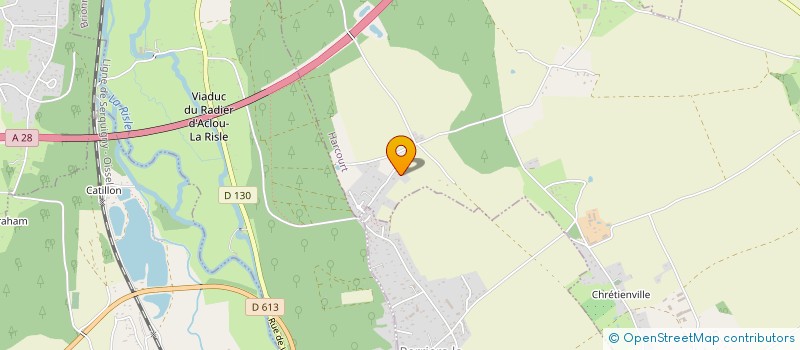 localisation de l'entreprise MADAME NATHALIE DANARD  HARCOURT