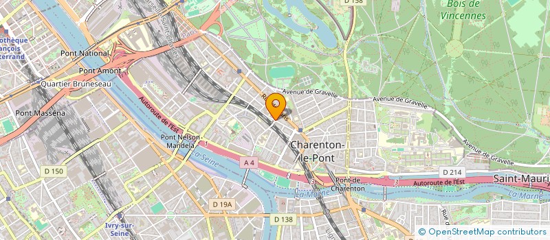 localisation de l'entreprise MADAME NATHALIE DANIEL  CHARENTON-LE-PONT