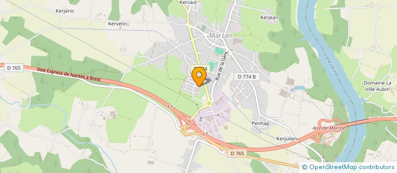 localisation de l'entreprise MADAME NATHALIE DANIEL  MARZAN