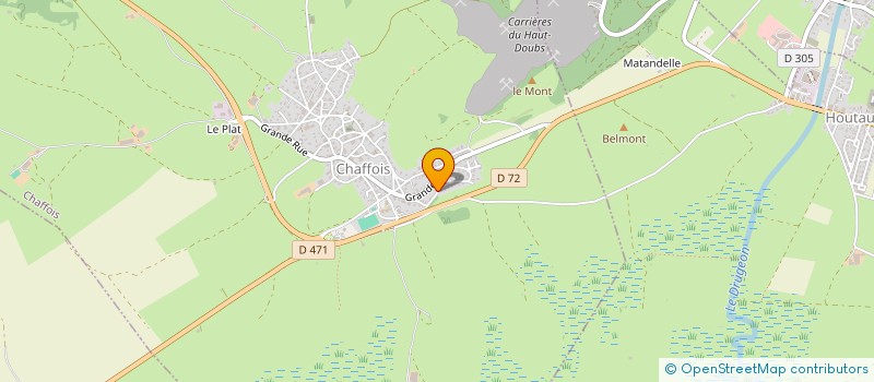 localisation de l'entreprise MADAME NATHALIE DANIELLE DUFFET  CHAFFOIS