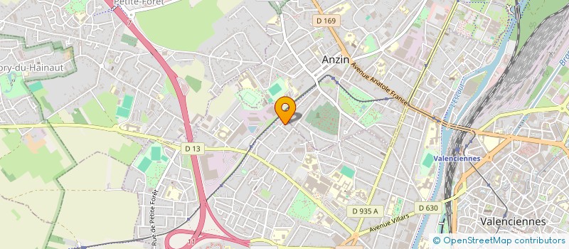 localisation de l'entreprise MADAME NATHALIE DANNEL à VALENCIENNES