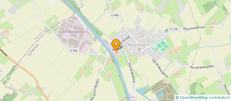 localisation de l'entreprise MADAME NATHALIE DANQUERQUE  SAINT-SYLVESTRE-CAPPEL