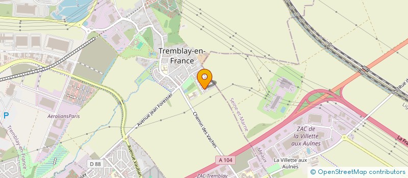 localisation de l'entreprise MADAME NATHALIE DANQUIN à TREMBLAY-EN-FRANCE