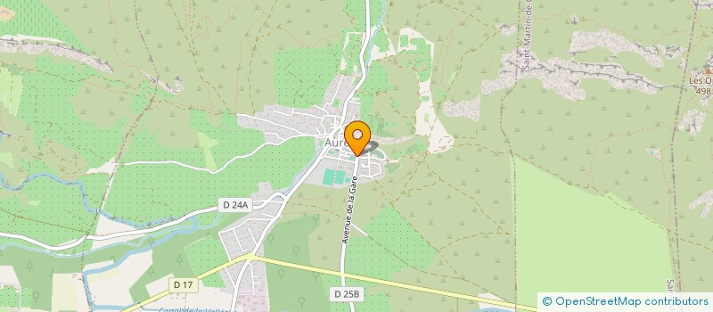 localisation de l'entreprise MADAME NATHALIE DAPP  AUREILLE