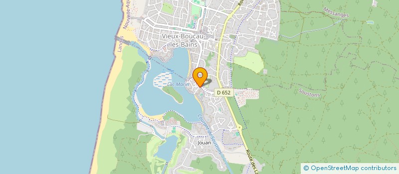 localisation de l'entreprise MADAME NATHALIE DARGET  SOUSTONS