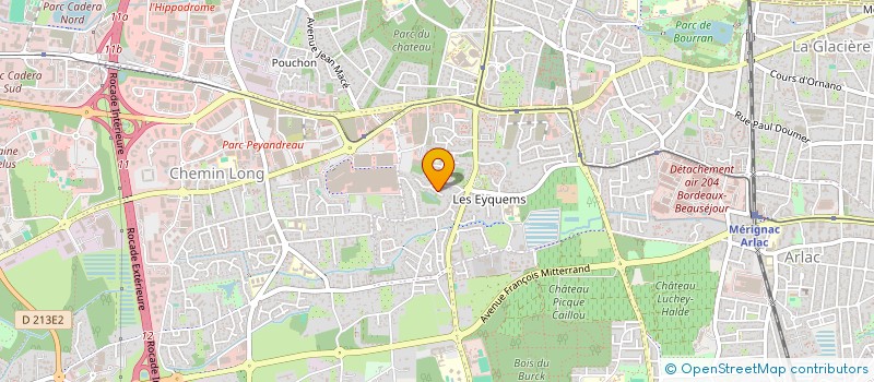 localisation de l'entreprise MADAME NATHALIE DARNAUDAT  MERIGNAC