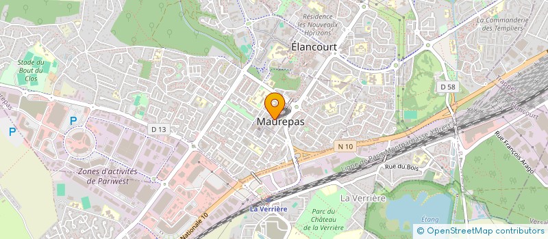 localisation de l'entreprise MADAME NATHALIE DAROUX  MAUREPAS