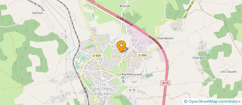 localisation de l'entreprise MADAME NATHALIE DARRAS  SAINT-CHELY-D'APCHER