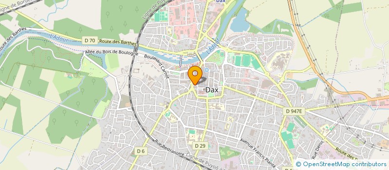 localisation de l'entreprise MADAME NATHALIE DARTIGUELONGUE à DAX