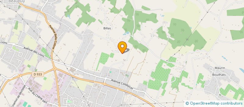 localisation de l'entreprise MADAME NATHALIE DAUNIS  MARMANDE