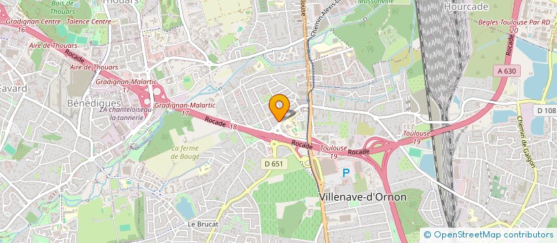 localisation de l'entreprise MADAME NATHALIE DAUVERGNE  VILLENAVE-D'ORNON