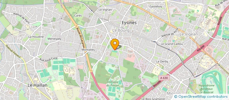 localisation de l'entreprise MADAME NATHALIE DAVREUX  EYSINES