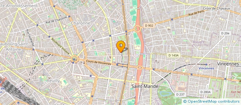 localisation de l'entreprise MADAME NATHALIE DE BERNARDINIS  PARIS