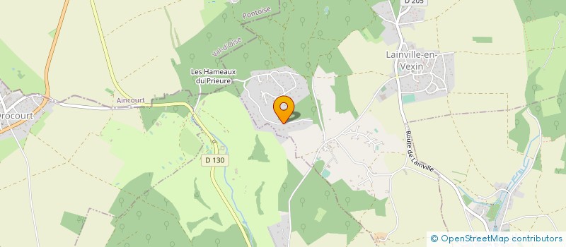 localisation de l'entreprise MADAME NATHALIE DE BOYER D'EGUILLES  LAINVILLE-EN-VEXIN