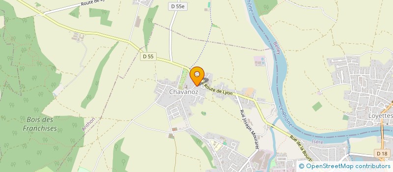 localisation de l'entreprise MADAME NATHALIE DE COSTER  TIGNIEU-JAMEYZIEU