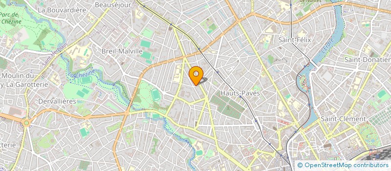 localisation de l'entreprise MADAME NATHALIE DE LAPEYRIERE à NANTES