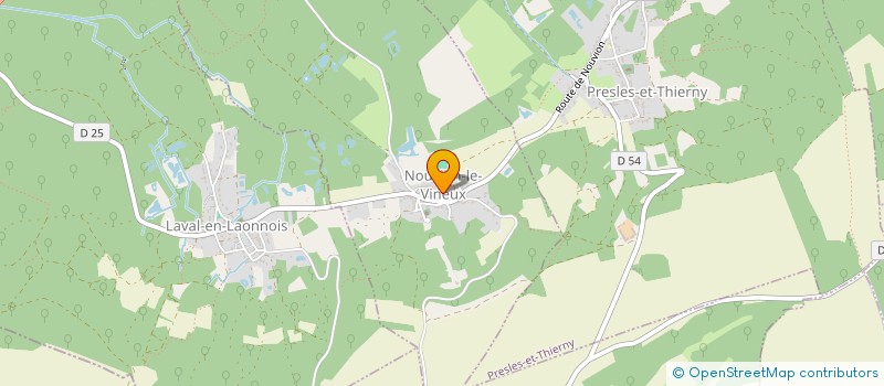 localisation de l'entreprise MADAME NATHALIE DE OLIVEIRA à NOUVION-LE-VINEUX