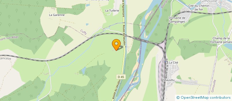 localisation de l'entreprise MADAME NATHALIE DE PIERRE DE BERNIS  APREMONT-SUR-ALLIER