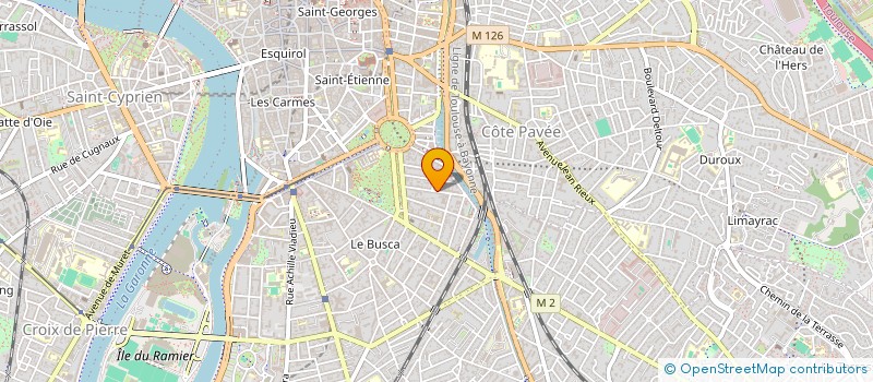 localisation de l'entreprise MADAME NATHALIE DE SEGUIN DES HONS  TOULOUSE