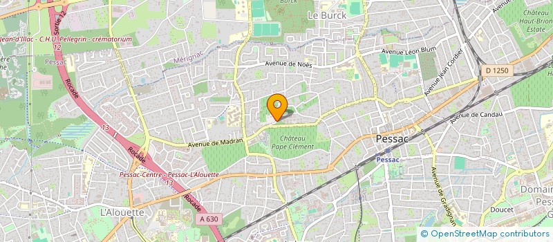 localisation de l'entreprise MADAME NATHALIE DE VALLIER DE BY  PESSAC