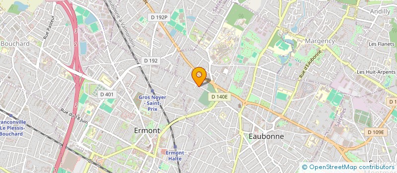 localisation de l'entreprise MADAME NATHALIE DEBAIN  EAUBONNE