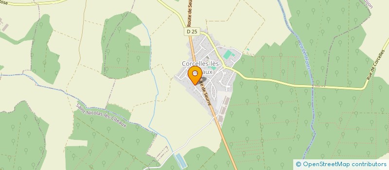 localisation de l'entreprise MADAME NATHALIE DEBARLE  CORCELLES-LES-CITEAUX