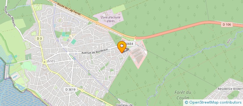 localisation de l'entreprise MADAME NATHALIE DECATOIRE  ARES