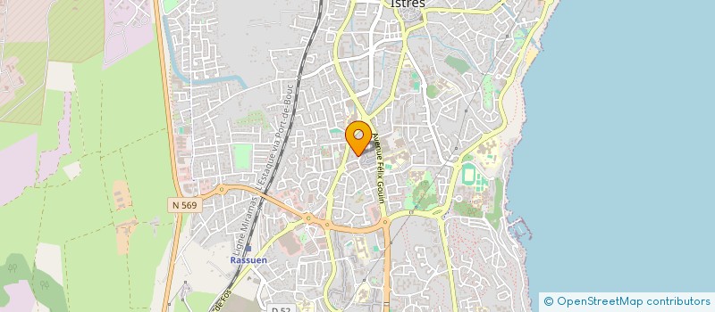 localisation de l'entreprise MADAME NATHALIE DECLOMESNIL  ISTRES