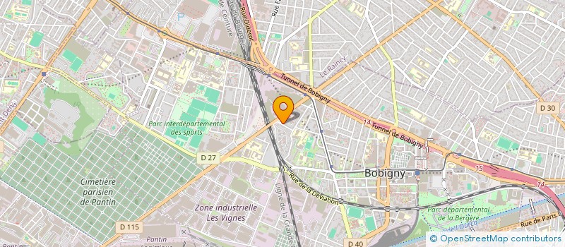 localisation de l'entreprise MADAME NATHALIE DECOURT  BOBIGNY