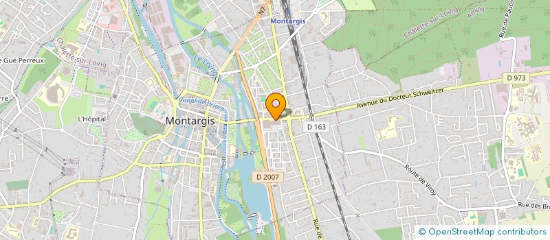 localisation de l'entreprise MADAME NATHALIE DEGOUSSE à MONTARGIS